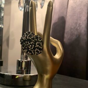 WHBM Flower Elastic Band Ring